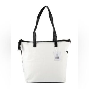 NWT Walter Baker X Curateur Black and White Carly Tote Bag